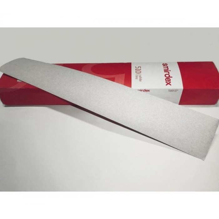 Шліф папір SMIRDEX у смужках WHITE LINE 510 , 14 відп., 70*420 мм P400 смуга