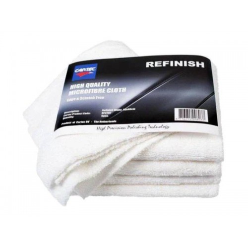 Мікрофіброва серветка (біла) 40*40 см Microfiber Cloth Ultra-Soft White Cartec