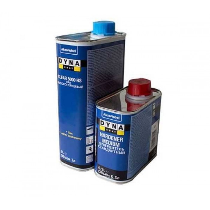 Dyna HS 6000 Лак акриловий безбарвний 1л + затв. 0,5л medium