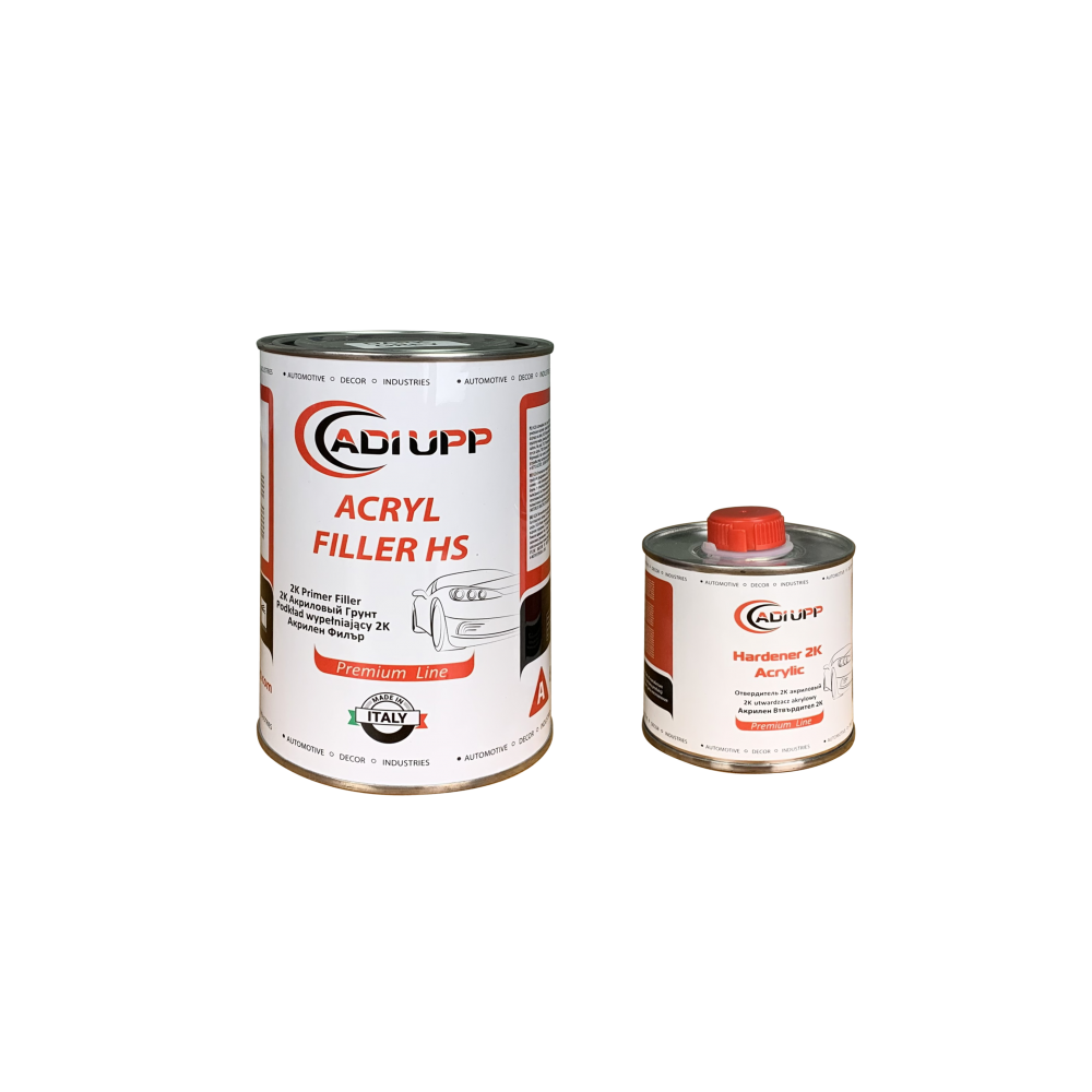 ADI UPP Грунт акриловий HS 4:1 1л+затвердник 0,25л сірий